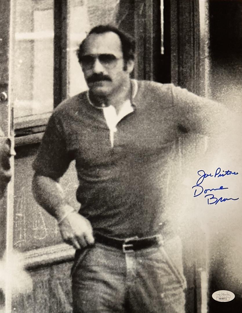 Joe Pistone signed 11x14 (Donnie Brasco) - JSA COA